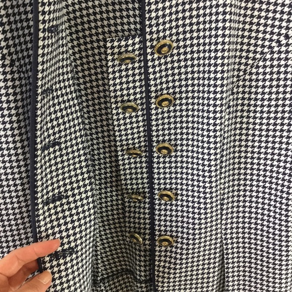 Vintage navy houndstooth band leader jacket - Picture 13 of 13